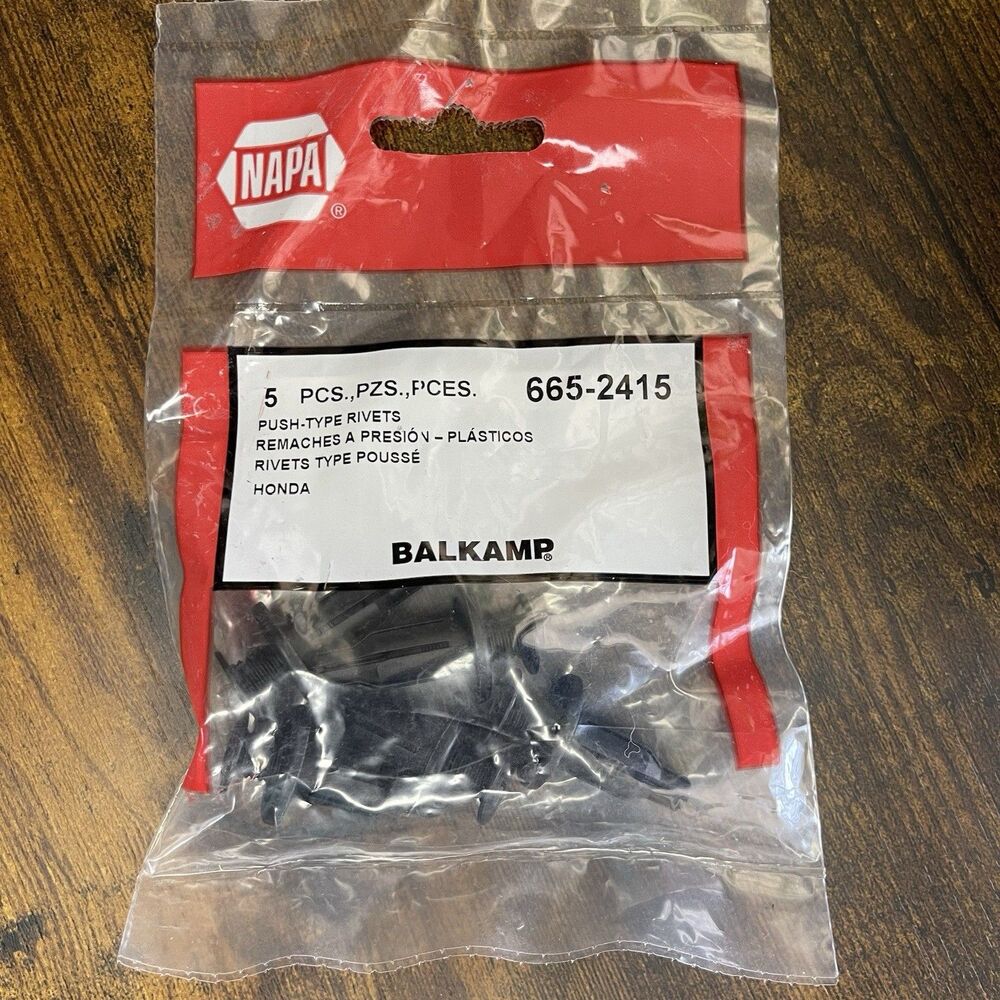 HONDA Napa Push-Type Rivets LOT,  Multiple sizes PLEASE READ DESCRIPTION